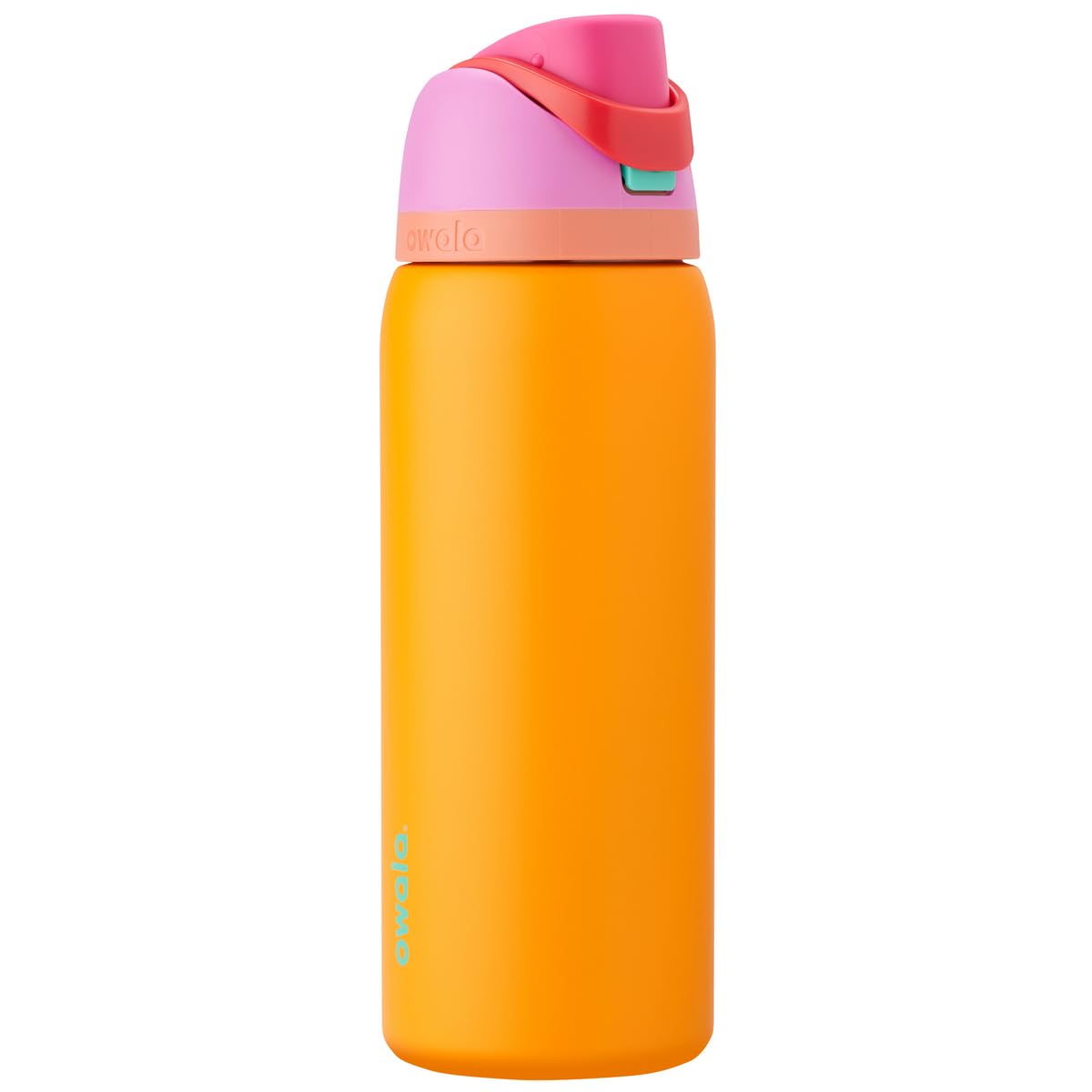 Owala FreeSip Insulated Stainless Steel Water Bottle with Straw for Sports, Travel, and School BPA-Free Sports Water Bottle, 24 oz, Tropical