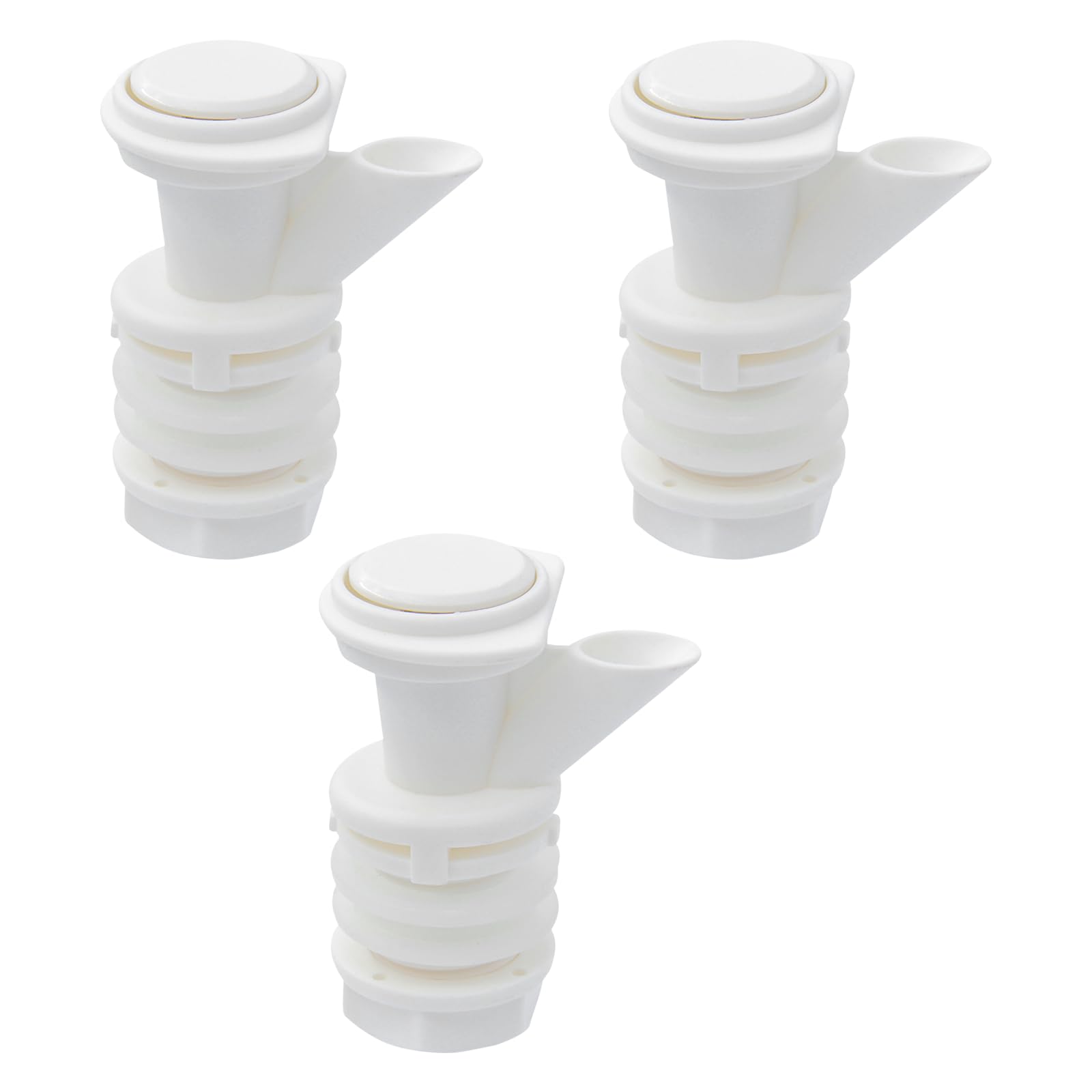 2 Piece Push-Button Cooler Spigot for Igloo 2, 3, 5, 10 Gallon Beverage Cooler, Reusable Water Cooler Kettle Faucet Replacement Parts