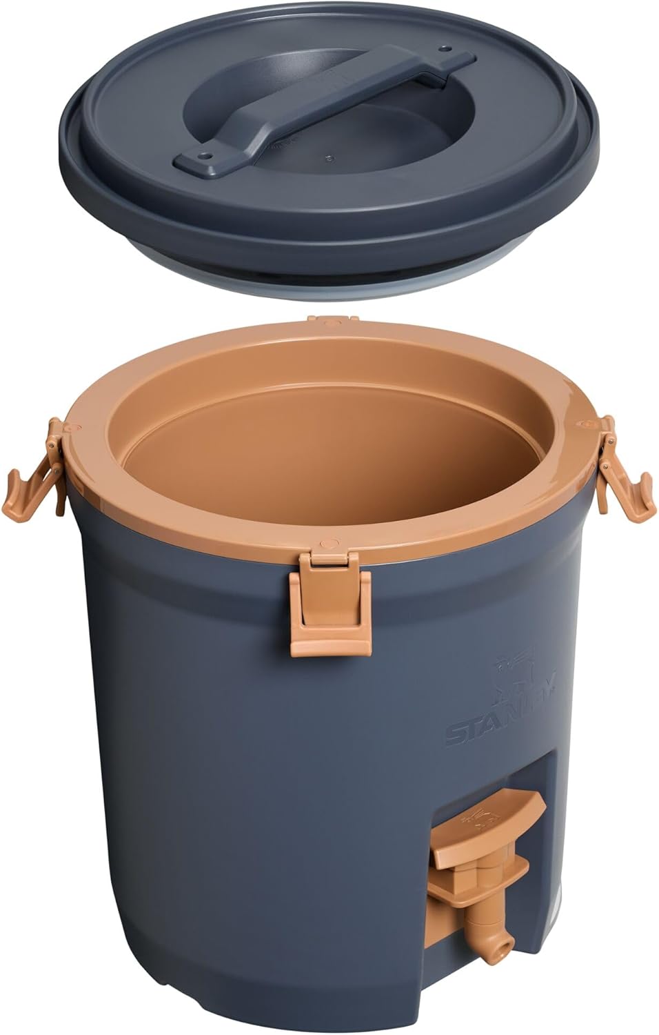 STANLEY Adventure Fast Flow Water Jug 2 Gallon Leakproof Ice Water Dispenser Insulated Beverage Cooler Easy Pour Spigot and Latched Foam Lid BPA-Free