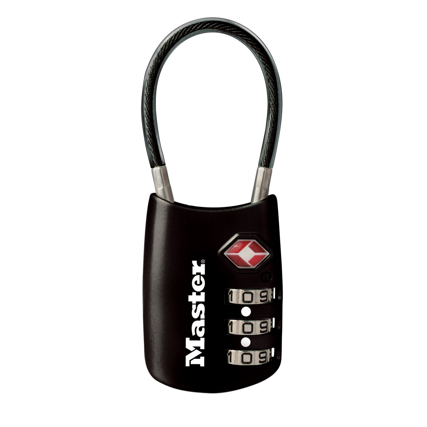 Master Lock 4688D Set Your Own Combination TSA Approved Luggage Lock, 1 Pack, Silver
