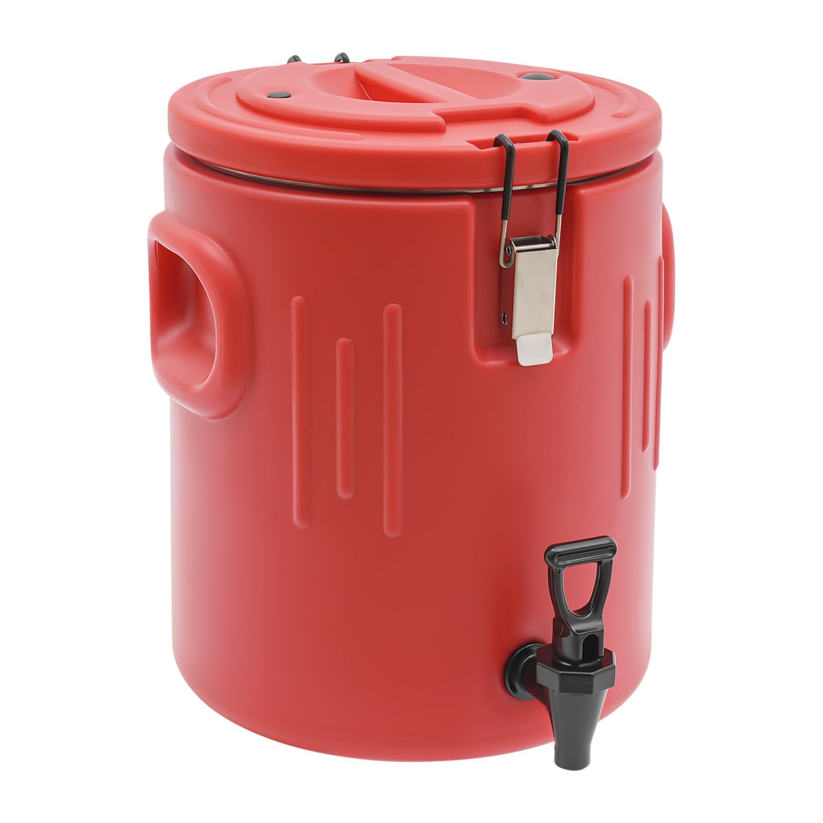 Insulated Beverage Dispenser - 7.5Gal Stainless Steel Hot and Cold Beverage Server with Spigot Handle, Commercial Thermal Container for Water Coffee Drink Catering Restaurant