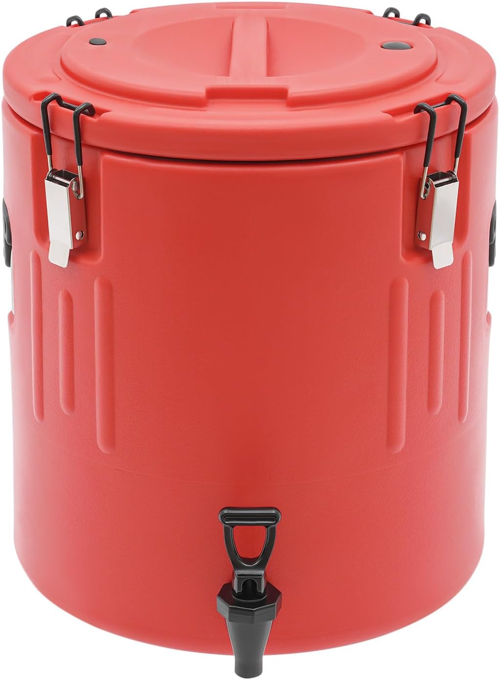 Insulated Beverage Dispenser - 7.5Gal Stainless Steel Hot and Cold Beverage Server with Spigot Handle, Commercial Thermal Container for Water Coffee Drink Catering Restaurant