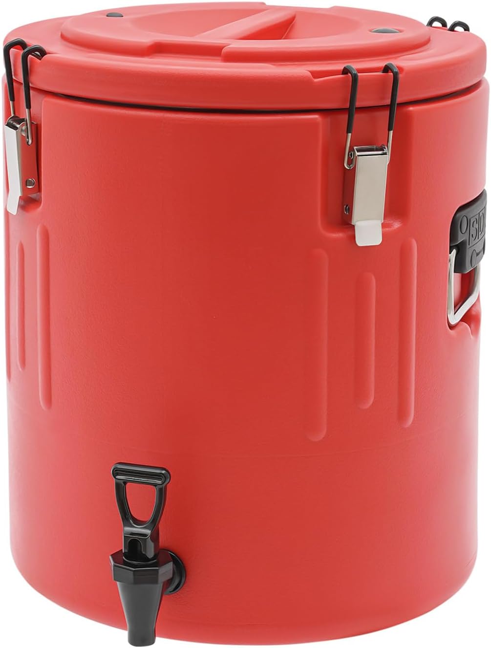 Insulated Beverage Dispenser - 7.5Gal Stainless Steel Hot and Cold Beverage Server with Spigot Handle, Commercial Thermal Container for Water Coffee Drink Catering Restaurant